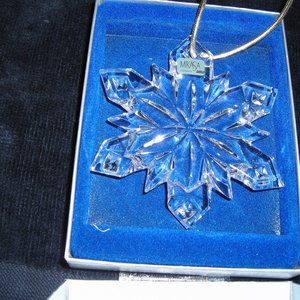 MIKASA crystal snowflake